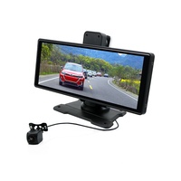 Buena calidad, 10,26 pulgadas, portátil, carplay, Android Auto, reproductor multimedia con cámara frontal y trasera y electrónica para vehículos
