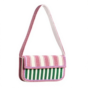 Bolso de Mano Clásico de la Mejor Calidad con Patrón de Flores Bordadas, Diseño Rectangular Elegante, Tela de Algodón, Bolsos Textiles Hechos a Mano - Product Image 6