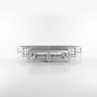 2026 TFR Meilleure Vente 2m*1m Treillis d'affichage carré en contreplaqué certifié TUV en aluminium pour scène portable d'événements et de mariages en extérieur et en intérieur