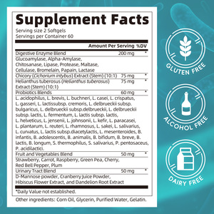 Capsule di Probiotici Naturali 60 Pezzi <span class=keywords><strong>Integratore</strong></span> per la Salute Intestinale, Digestiva e Immunitaria - Product Image 2