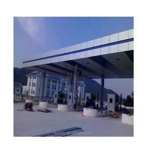 Trọng lượng nhẹ bảng nhôm Ốp không gian khung kết cấu thép trạm thu phí tán - Product Image 1