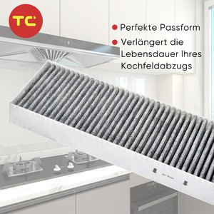 Reemplazo de filtros Aktivkohle de carbón activado para filtro de campana de cocina Bora BAKFS para GP4 básico BHU <span class=keywords><strong>BIU</strong></span> BFIU - Product Image 6