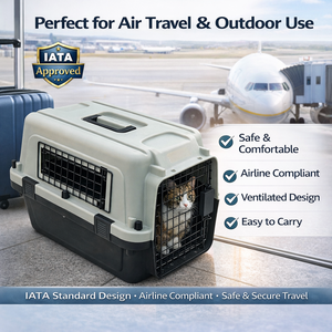 Boîte de transport pour animaux de compagnie de taille moyenne à grande, pour le transport en <span class=keywords><strong>avion</strong></span>, de haute qualité, en ABS, portable, pour les voyages en plein air - Product Image 2