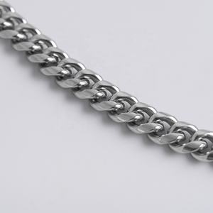 Collar Personalizado con Colgante de Cadena Gruesa de Acero Inoxidable Chapado en Oro Cubano, Joyería Hip Hop - Product Image 2