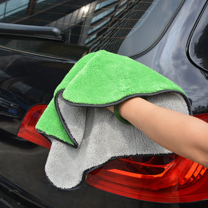 जीएसएम 720 कम कीमत 16x16 दोहरी परत सुपरड्री कार तौलिया लंबे ढेर माइक्रोफाइबर तौलिया कार त्वरित धोने वाले कपड़े - Product Image 5