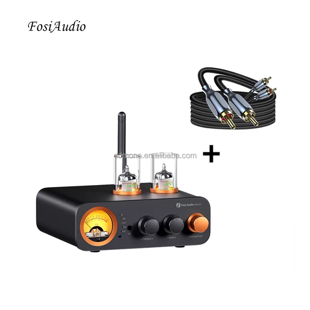 Fever Vacuum Tube Headphone Amplifier with Bass and Treble Adjustment, Home Decoder, Bluetooth Digital Amplifier MC331