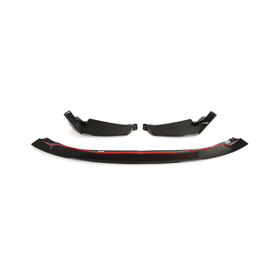 Fibra de carbono seca M3 G80 <span class=keywords><strong>CSL</strong></span> labio divisor delantero de coche para BMW G83 G82 <span class=keywords><strong>M4</strong></span> 2021-2023 3 unids/set - Product Image 4