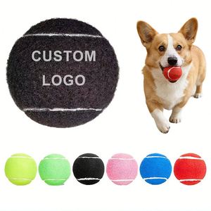 Pelotas de Tenis para Perros con Logotipo Personalizado Ecológicas, Resistentes, de Goma, para Masticar, Bola de Tenis para Mascotas, para Regalo Promocional, Juguetes para Mascotas - Product Image 1