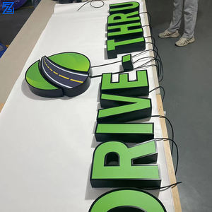 Özelleştirilmiş Led kanallı harfler işaretleri açık özel mağaza tabela tasarım iş mağaza dükkan için ön işareti tabela - Product Image 4