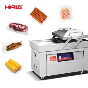 Horus DZ600 otomatik CE sertifikası vakumlu ambalaj makinesi sızdırmazlık makinesi vakum paketleme makinesi gıda için ticari