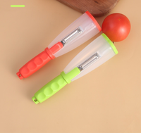 Moderne handmatige multifunctionele plastic roestvrijstalen groente-aardappel-wortel-fruit-appel schilmes