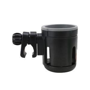 Support de tasse et porte-biberons double pour <span class=keywords><strong>poussette</strong></span> <span class=keywords><strong>Amazon</strong></span> transfrontalière, à fixer sur guidon, pour biberons et bouilloires, <span class=keywords><strong>en</strong></span> ABS et caoutchouc uni - Product Image 5