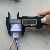 Luz LED de Punto RGB de 33 mm, Impermeable y Programable, Tipo Hongo, para Parques de Atracciones, Noria, Decoración Navideña