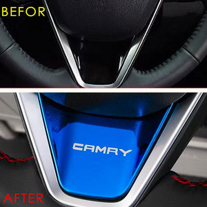 Nouvel accessoire intérieur de 8e génération pour modèles Camry 18 à 23, volant à paillettes - Product Image 3