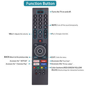 RC43137P RC43137 <span class=keywords><strong>Control</strong></span> remoto universal compatible con Bush Digihome Finlux Electriq Celcus Luxor Hitachi Techwood Polaroid - Product Image 5