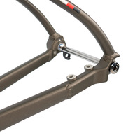 Cadre de vélo de route en alliage AL7005, filetage BB68, 700x30C, fixation Flat Mount, fourche carbone axe 12mm, 5 tailles, pour petits cyclistes, câblage interne