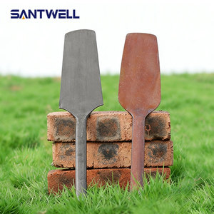 Truelle à briques en acier à ressort robuste |   Couteau à maçonnerie double face pour la pose de briques sur chantier, le plâtrage de murs et les travaux de carrelage - Product Image 6