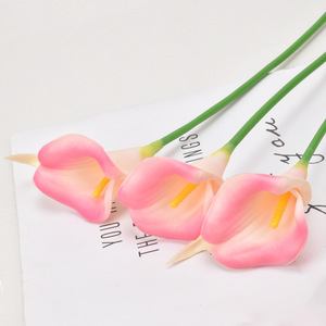 Fleurs artificielles de calla en PU de 34 cm, écologiques, effet toucher réel, mini, pour la décoration intérieure, idéales pour la Fête des Mères, la remise des diplômes et Pâques – Vente chaude - Product Image 5