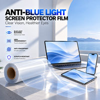 Filter Layar Privasi 2 Arah untuk Monitor Meja Anti-Spy Anti-Silau Pelindung Layar PET 21,5 Inci 23,8 Inci 27 Inci