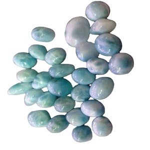Natural <strong>larimar</strong> round cabochons blue <strong>larimar</strong> loose gemstone <strong>Jewelry</strong> - Product Image 4