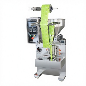 Machine d'emballage verticale automatique pour films en rouleau, équipement de formage, de remplissage et de scellage pour l'emballage de sauces, crèmes, miels et confitures - Product Image 1