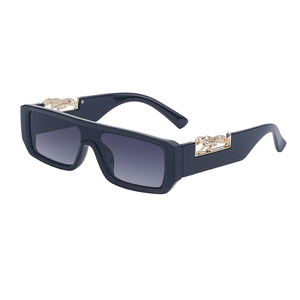 Gafas de Sol con Cabeza de Leopardo Estilo Europeo, Unisex, Montura Cuadrada, Lentes de PC con Protección UV400, Accesorio de Moda para Senderismo - Product Image 5