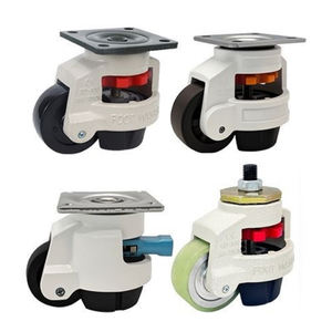 ล้อเลื่อนแบบมีแกนยึดสำหรับงานหนัก รุ่นฟุตมาสเตอร์ แบบมีเกลียว รับน้ำหนักได้ 250 กก. - Product Image 1