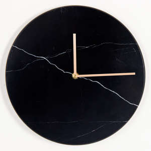 Reloj <span class=keywords><strong>de</strong></span> Pared Moderno Brave con Acabado <span class=keywords><strong>de</strong></span> Mármol y Marco Dorado <span class=keywords><strong>de</strong></span> Estilo Antiguo - Product Image 5