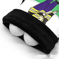Sac d'accessoires de golf en cuir PU durable et portable avec logo personnalisé, imperméable, qualité supérieure, grande capacité, cordon de serrage
