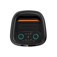 Speaker Bluetooth Karaoke DJ Nirkabel Portabel 6 Inch dengan Lampu LED RGB, Kotak Audio Dua Arah Laris Manis Dilengkapi Gagang