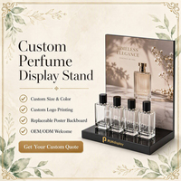 Présentoir à parfums en acrylique personnalisé, support modulaire de luxe pour affiches, organisateur de parfums, présentoir de comptoir pour cosmétiques et maquillage, vente en gros