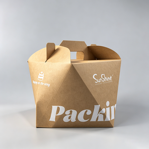 Sunshine Customized logo Birthday Packaging Cake Box Cardboard Cupcake Pastry Bakery Cake Paper Box - Product Image 4