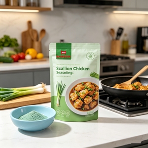 Poudre d'assaisonnement industrielle pour barbecue au poulet et aux oignons verts séchés, notes de vrais oignons verts et <span class=keywords><strong>bouillon</strong></span> de poulet, poudre librement fluidisable - Product Image 4
