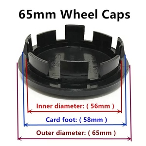 Tapas de Centro de Rueda de 56mm, 65mm, 60mm para Skoda 3B7601171 IJ0601171, Tapas de Cubo de Rueda para VW <span class=keywords><strong>Volkswagen</strong></span> - Product Image 3