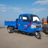 Tricycle de transport de marchandises à trois roues diesel, tricycle motorisé diesel robuste, pour travaux agricoles et de construction