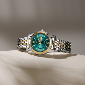 Montre-bracelet à quartz pour femme Gohuos <span class=keywords><strong>7801</strong></span>, nouvelle marque tendance, bracelet en acier inoxydable, calendrier personnalisé, lumineuse, montres féminines à la mode - Product Image 1