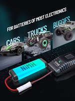 Cargador de Bolsillo Inteligente Mini ToolkitRC CN3 AC 25W 2.2A para Baterías NiMH 5S-8S 6.0V-9.6V, Fuente de Alimentación para Autos, Camiones y Juguetes RC
