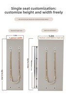 Yueda Iyengar Édition Professionnelle Corde Murale en Coton pour Yoga, Pilates, Physiothérapie, Rééducation, Accessoires pour Mur de Studio à Domicile