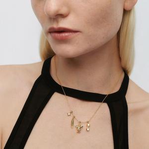 Diseño creativo de cobre galvanizado DIY joyería hecha a mano encantos pequeño pingüino gato motocicleta casco forma COLLAR COLGANTE - Product Image 3