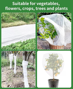 Housse de protection réutilisable en tissu non tissé pour plantes, idéale pour le jardinage et la protection agricole par temps froid – Personnalisation usine - Product Image 4