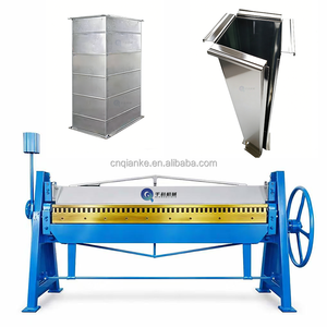 Máquina Manual para Doblar Bridas CE 3000*2mm, Prensa Plegadora de Chapa Galvanizada para Tuberías de Aire Acondicionado, Máquina de Crimpado de Acero Inoxidable - Product Image 1
