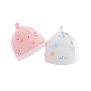 Everystep Bayi 0-6M Bayi Topi Bayi Bayi Anak-anak Gadis Lucu Kartun Topi Bonnet Acak Unisex Topi Bayi Baru Lahir