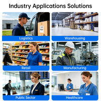 FARSET F20X PDA d'entreprise Android avec scanner, écran HD 5,5 pouces, roaming sans coupure non amovible pour la gestion des stocks