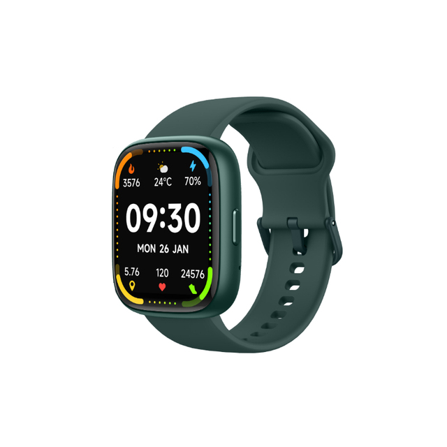 IDW26 1.83" TFT Silicone Band Alexa IP68 Android Sport Smart Watch Health Fitness Tracker Heart Rate Sleep Monitor Alloy Case
