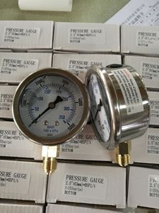 Jauge en acier inoxydable fabriquée en Chine 40/50/60/80/100/150MM, résistante à la corrosion, aux vibrations et aux chocs - Product Image 6