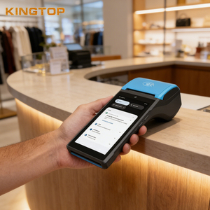 Terminal de paiement sans contact NFC 4G POS portable, scanner de codes-barres <span class=keywords><strong>QR</strong></span> 1D 2D, directement de l'usine - Product Image 1