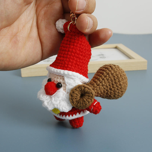 New Arrival High Quality Modern Handmade Crochet Knitted Christmas <b>Tree</b> <b>Ornaments</b> Set Environment-Friendly Holiday Decorations - Product Image 6