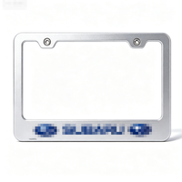 Support de plaque d'immatriculation en aluminium encastré sur mesure, norme américaine, vente en gros, cadre de plaque d'immatriculation FENGYUNJIA MG-25