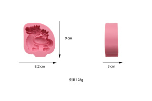 قوالب سيليكون ثلاثية الأبعاد على شكل وحوش شرقية أسطورية للآيس كريم / صانع مصاصات على شكل التنين وسلحفاة التنين لعام التنين - Product Image 3