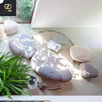 Mobilier de salon créatif et minimaliste italien: canapé en tissu galet, canapé combiné ovale pour hôtel